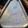 Unique Vintage Old Metal Engraved Handcrafted Tray Image 5