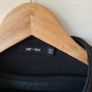 Saint + Sofia Black Cotton Biker Jacket Image 6
