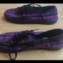 Vans Authentic Lo Pro Purple Pin Plaid Near New Size UK 6 Image 3
