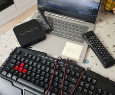 Lenovo laptop, Minix android tv, Canon 10D digital camera, free keyboard