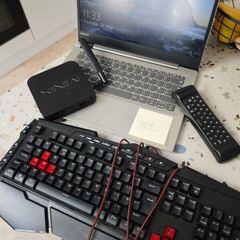 Lenovo laptop, Minix android tv, Canon 10D digital camera, free keyboard