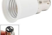 light bulb adaptor fittings b22 to e27 + e14 to e27 bayonet + small screw