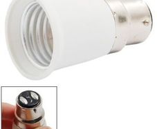 light bulb adaptor fittings b22 to e27 + e14 to e27 bayonet + small screw