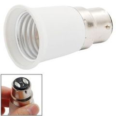 light bulb adaptor fittings b22 to e27 + e14 to e27 bayonet + small screw