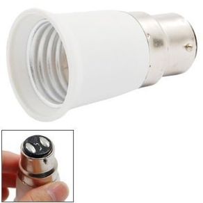 light bulb adaptor fittings b22 to e27 + e14 to e27 bayonet + small screw