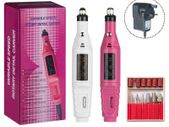 20000RPM Mini Electric Nail Drill Machine Manicure Pen-Shape Nail Tool UK Plug PINK