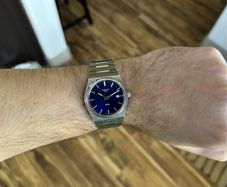 Tissot PRX 35mm Blue Dial Quartz Watch - Stainless Steel - Boxed