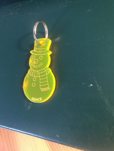 Luminous Grace Keyring