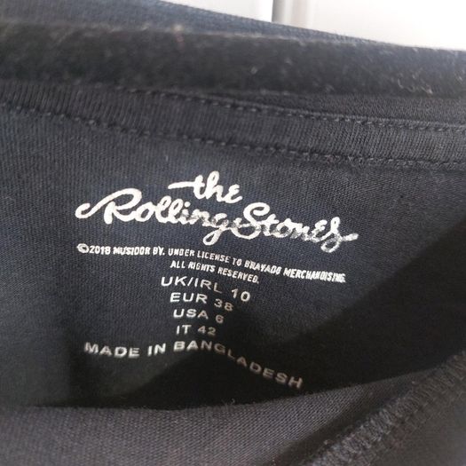 The Rolling Stones cropped top