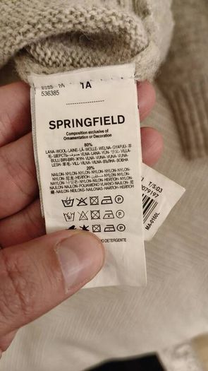 Springfield Men's Wool Jumper - Size M