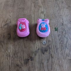 2 Peppa pig toy phones Battery operated