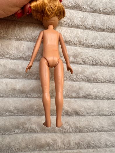 Arklu Lottie Doll Blonde Hair Blue Eye Princess Doll Tiara Loose legs approx. 18 cm. Used Please see photos
