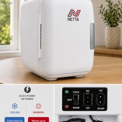 Portable 5L Mini Fridge Cooling And Warming Function - AC/DC