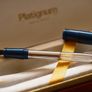 Never Used Vintage Platignum Deluxe 14K Gold Nib Fountain Pen + Ballpoint Set from '70s. Made in England. Image 6