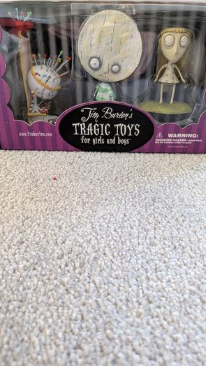 tim Burton tragic toys collection