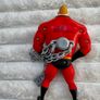 Incredibles 2 Disney Chain Bustin Mr Incredible Action Figure Jakks Pacific approx. 6" Used Please see photos Image 5