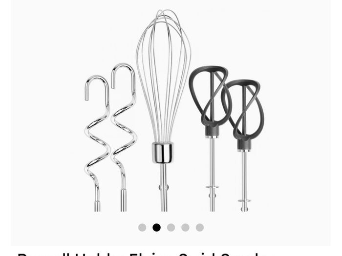 Russell Hobbs Elvisp Swirl Hand Held Mixer Smoky Quartz
