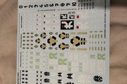 Games Workshop Warhammer 40k Leagues of Votann transfer sheet