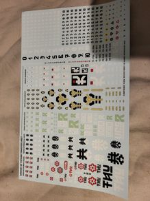 Games Workshop Warhammer 40k Leagues of Votann transfer sheet