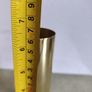 Decorative  brass. Simple design As Army Shell / tub Case Vase. or the other side as  tealight candle holder, Image 2