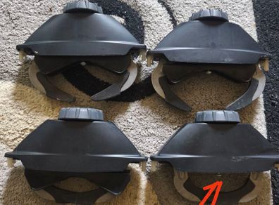 Car roof rack mounts.