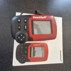 Fish trax 1c belly boat fish finder.