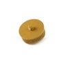 Glass Polish 11121 - Quick-Lock Bristle Disc / 2" (50 mm) - Yellow Grid 80 Image 2