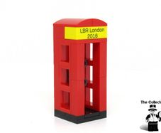 Lego London Leicester Square LBR Telephone Booth 2016 with yellow brick 1 of 500 it was a gift for Lego employees Lego only made only 500pcs