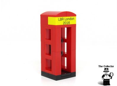 Lego London Leicester Square LBR Telephone Booth 2016 with yellow brick 1 of 500 it was a gift for Lego employees Lego only made only 500pcs