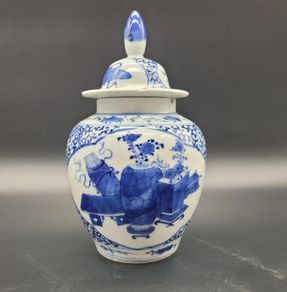 Chinese 18th / 19th Century Ginger Jar & Lid Signed