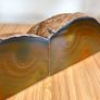 Set of Vintage Brown Agate Bookends Home Decor Image 4