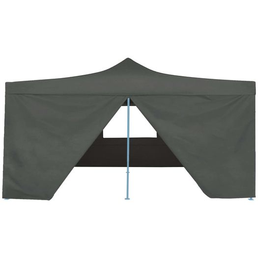 Folding Gazebo with 4 Sidewalls 5x5 m Anthracite