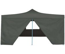 Folding Gazebo with 4 Sidewalls 5x5 m Anthracite