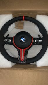 Brand new BMW M sport steering wheel carbon fiber