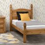Corona 3' Bed Low Foot End in Distressed Waxed Pine Image 2