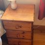 Solid pine tallboy and lockers Image 2