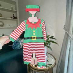 Baby Elf Onesie / Baby Grow with Hat Age 3-6 months / EU 62cm