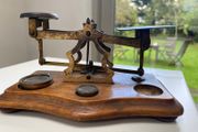 French postal weighing scale