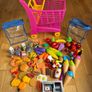 Trolley with Play Food and Card Machine Image 2