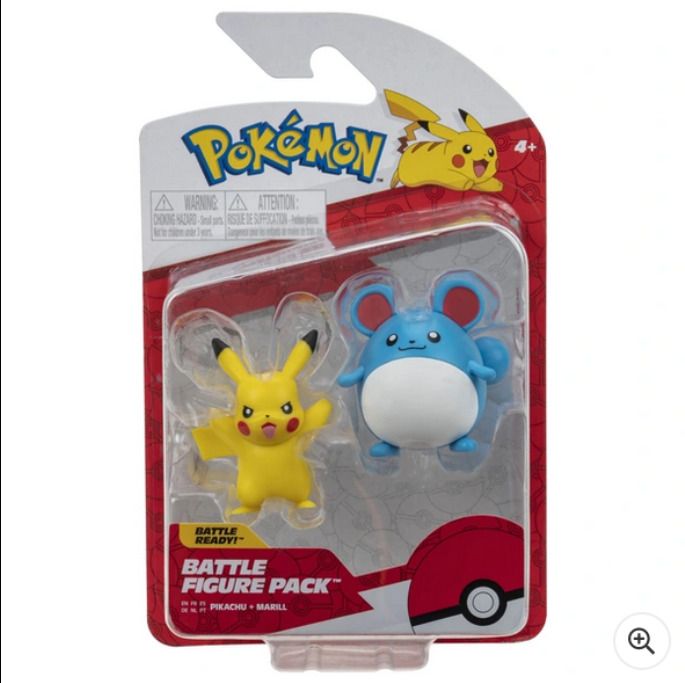 Pokemon Battle Figure Pack  Marill and Pikachu