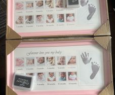 Baby memory picture frames
