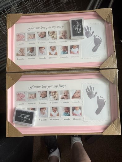 Baby memory picture frames