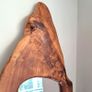 Large Live Edge Wood Wall Mirror With Shelf Image 5