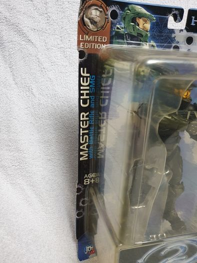 HALO 2 Action Figure Limited Edition Master Chief With Battle Rifle and SMG RARE Joyride Studios RC Xbox Action Figures