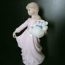 The Leonardo Collection Girl with Teddy Figurine Image 3
