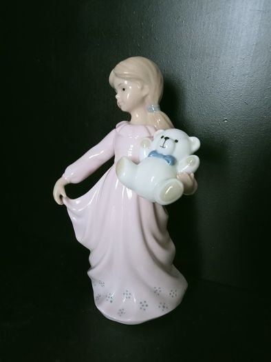 The Leonardo Collection Girl with Teddy Figurine