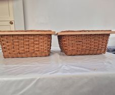 2 Wicker baskets.