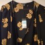 Black Dress with Yellow Flowers Image 2