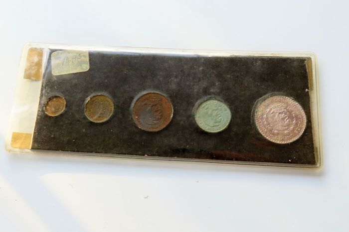 Mexico 1965 Set of 5 Coins Peso & Centavo Presentation Pack