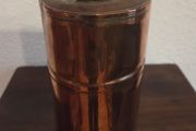 Antique Copper Hot Water Bottle Brass Screw Cap